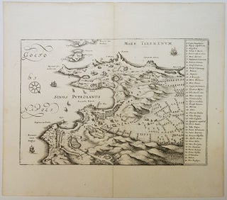 Item #6666 Golfo Di Napoli. Map]. Matthaus Merian