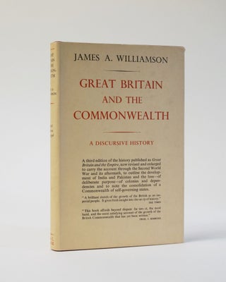 Item #6821 Great Britain and the Common Wealth. JAMES A. WILLIAMSON