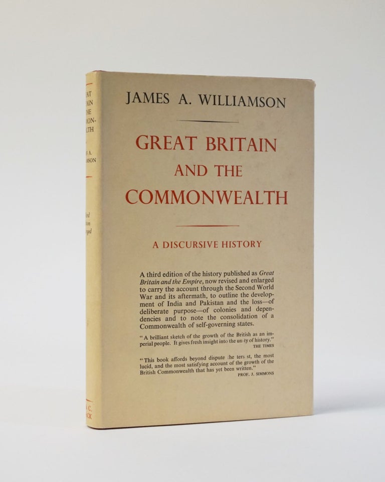 Item #6821 Great Britain and the Common Wealth. JAMES A. WILLIAMSON.