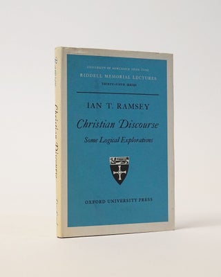 Item #6831 Christian Discourse. Some Logical Explorations. Ian T. Ramsey